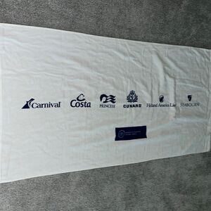 Carnival Costa Princess Cunard Holland America Seabourn Cruise beach towel 29x58